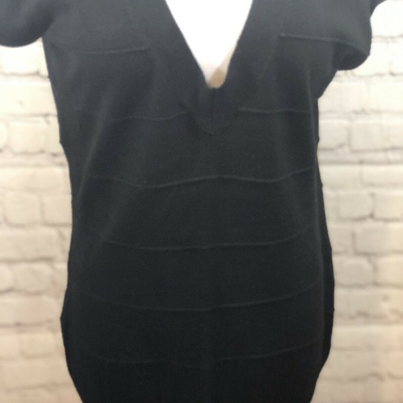 Dots Black Womens Knit Sweater Size Large - Picture 4 of 5